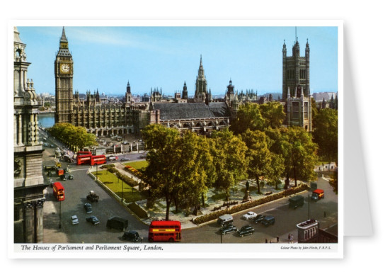 De John Hinde Archief foto Parliament Square, Londen