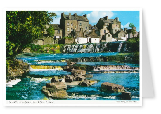 De John Hinde Archief foto van De Watervallen, Ennystimon, Co. Clare