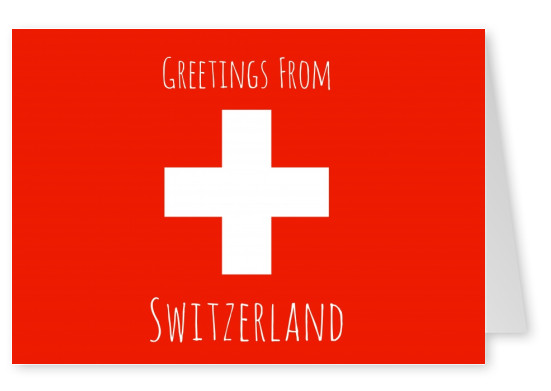 grafische vlag Zwitserland