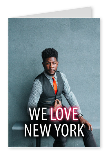 ansichtkaart AMSTERDAM: De officiële gids die We love New York
