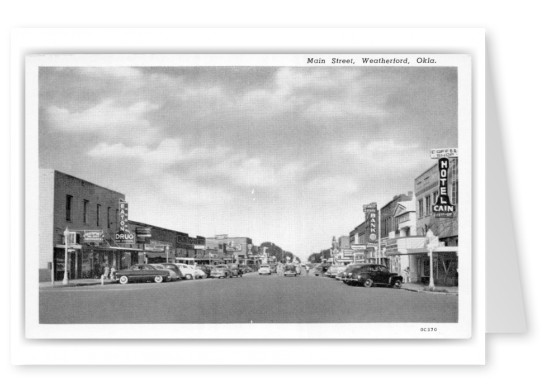 Weatherford, Oklahoma, Main Street