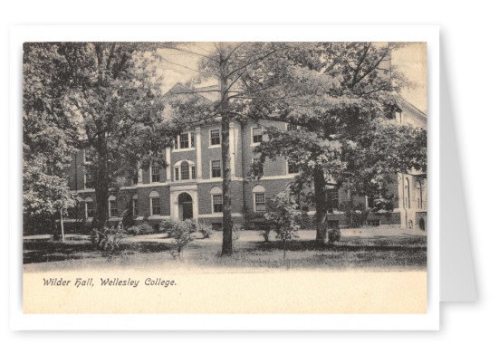 Wellesley, Massachusetts, Wilder Hall, Wellesley College