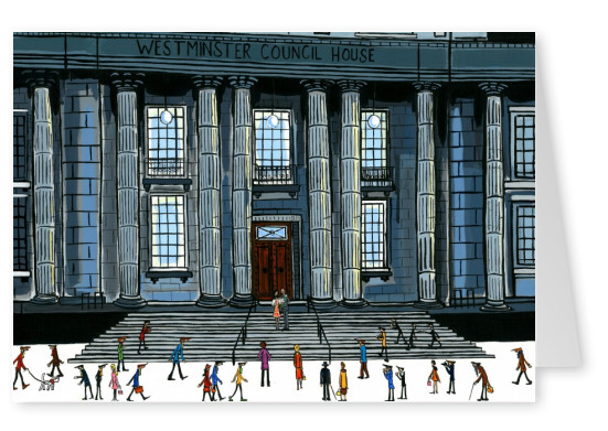 Illustration du Sud de Londres, l'Artiste Dan le Sud de Londres Artiste Dan le conseil municipal de Westminster house