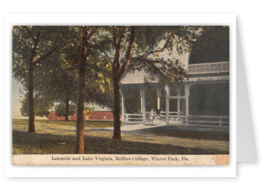 Winter Park, Florida, Lakeside and lake Virginia, Rollins College