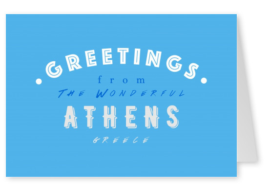 Greetings from the wonderful Athens