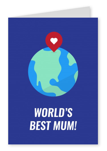 'S Werelds Beste Mama Drop Pin