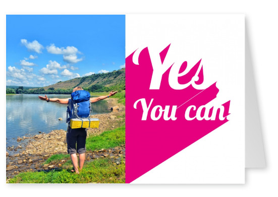 yes-you-can-(pink)-erfolg-motivation-grusskarte-online-versenden