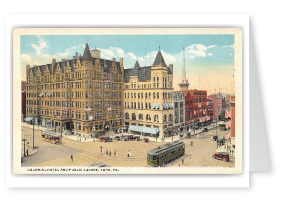 York Pennsylvania Colonial Hotel and Public Square