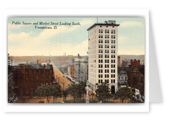 Youngstown, Ohio, Public Sqaure and Market Street looking south