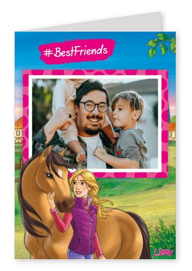 Postkarte Lissy#BestFriends