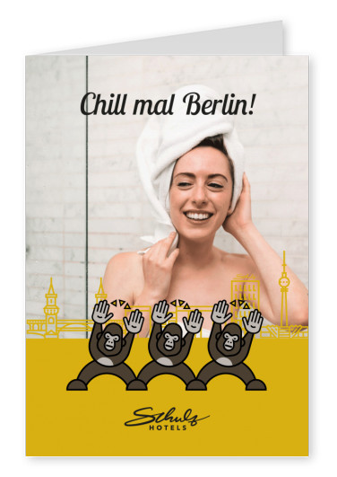 Postkarte Chill mal Berlin