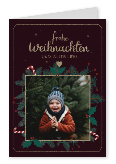 Frohe Weihnachten und alles Liebe