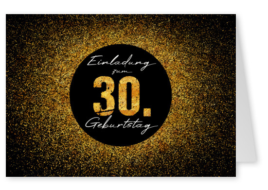 Einladung zum 30.Geburtstag
