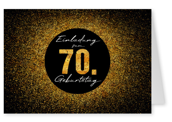 Einladung zum 70.Geburtstag