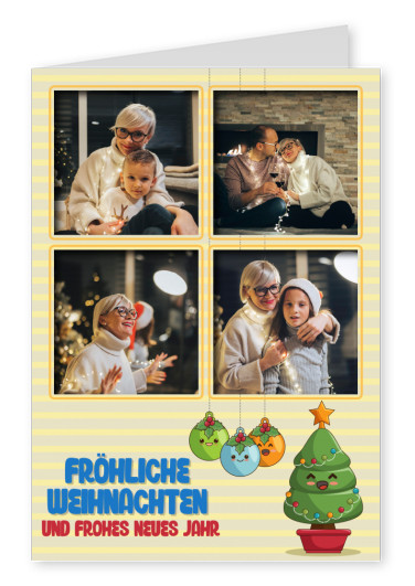 Fröhliche Weihnachten - Weihnachtskarte