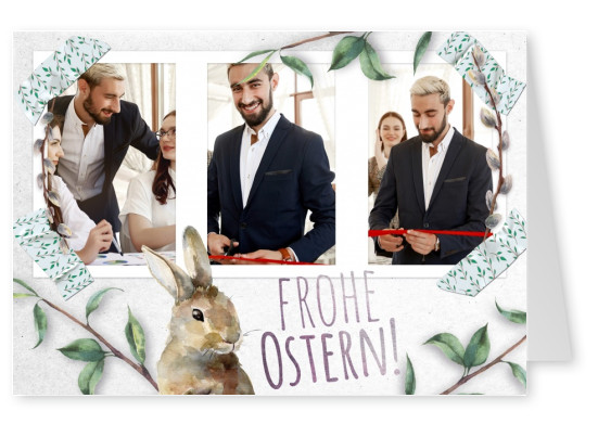 Postkarte Frohe Ostern