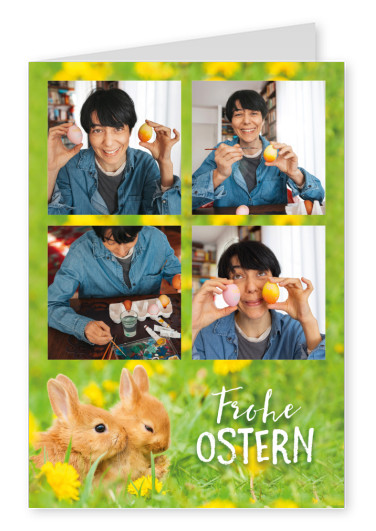 Postkarte Frohe Ostern