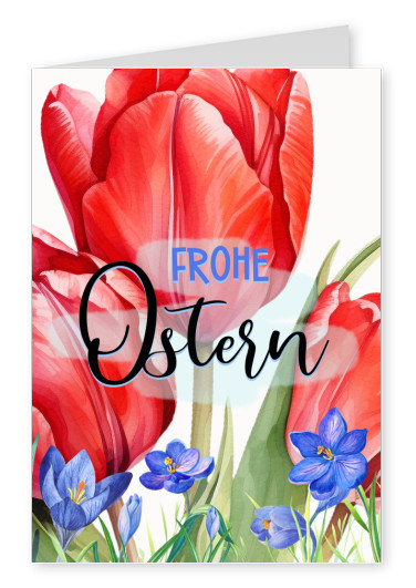 Postkarte Frohe Ostern