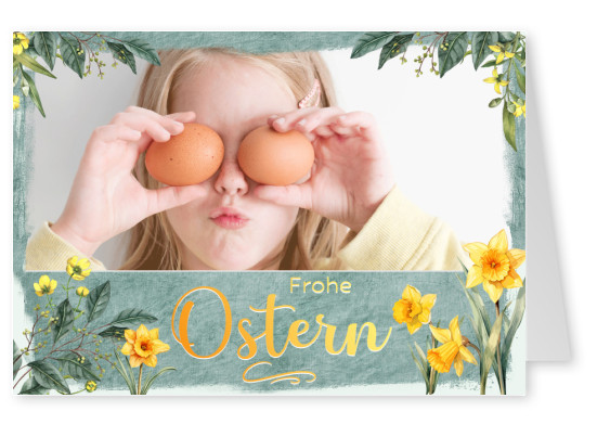 Postkarte Frohe Ostern