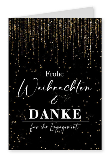 Frohe Weihnachten und Danke für Ihr Engagement