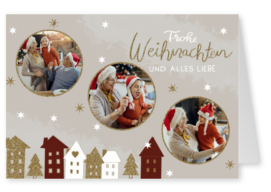 Frohe Weihnachten und alles Liebe