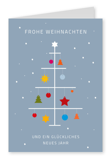 Frohe Weihnachten und ein glückliches neues Jahr