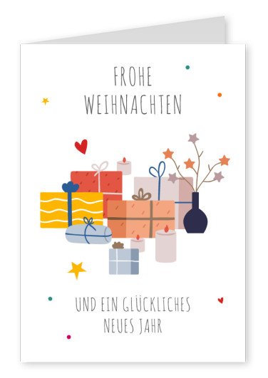 Frohe Weihnachten und ein glückliches neues Jahr