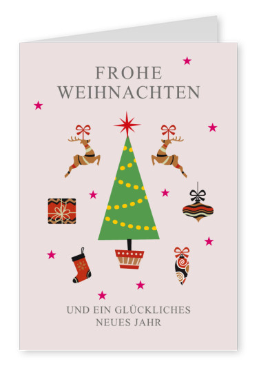 Frohe Weihnachten und ein glückliches neues Jahr