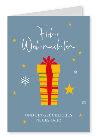 Frohe Weihnachten und ein glückliches neues Jahr