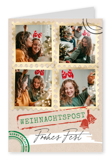 GREETING ARTS Frohes Fest Weihnachtspost
