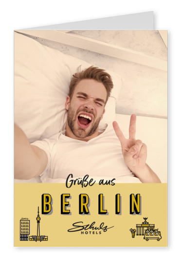 Postkarte Grüße aus Berlin