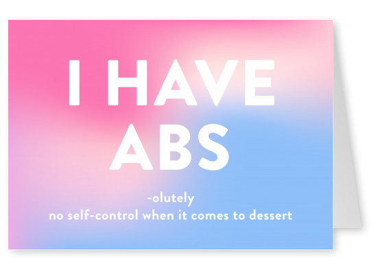 I HAVE ABS - OLUTELY