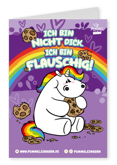 Ich bin nicht dick. Ich bin flauschig