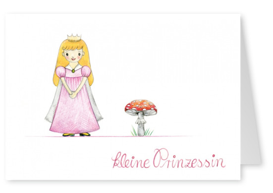 Illustration kleine Prinzessin