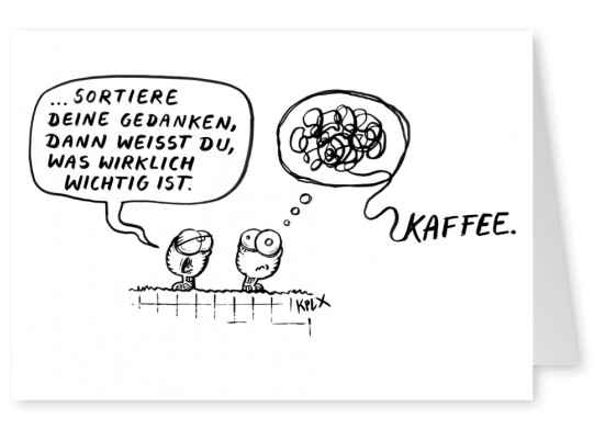 Comic KPLX Kaffee