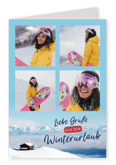 Liebe Grüße aus dem Winterurlaub