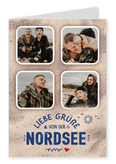 Liebe Grüße von der Nordsee