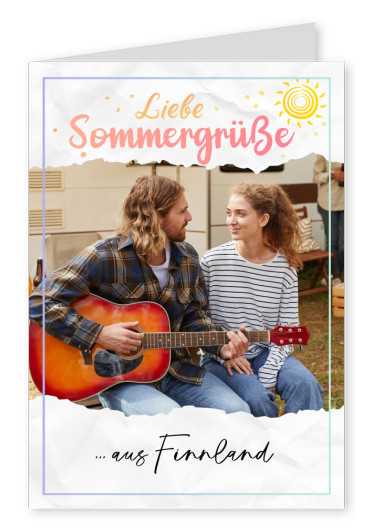 Liebe Sommergrüße aus Finnland