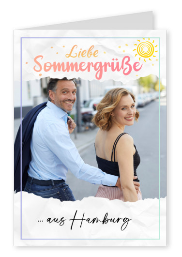 Liebe Sommergrüße aus Hamburg