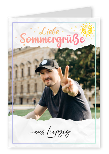 Liebe Sommergrüße aus Leipzig