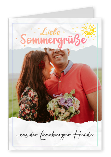 Liebe Sommergrüße aus der Lüneburger Heide