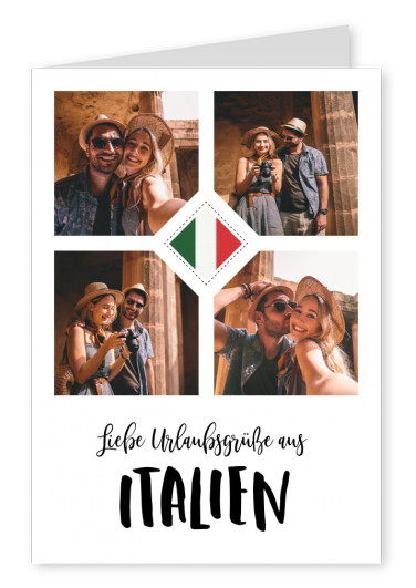 Liebe Urlaubsgrüße aus Italien