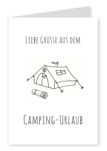 MERIDIAN DESIGN - Liebe Grüße aus dem Camping-Urlaub