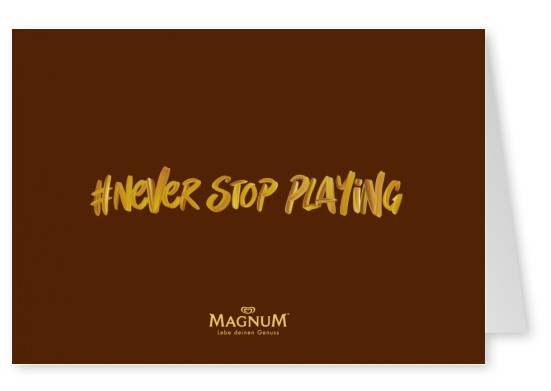 Magnum House of play #never stop playing