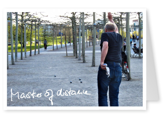 postcard Master of distance