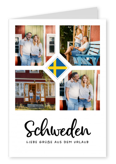 Schweden Liebe Grüße aus dem Urlaub