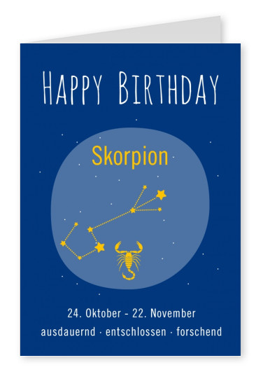 Happy Birthday Skorpion