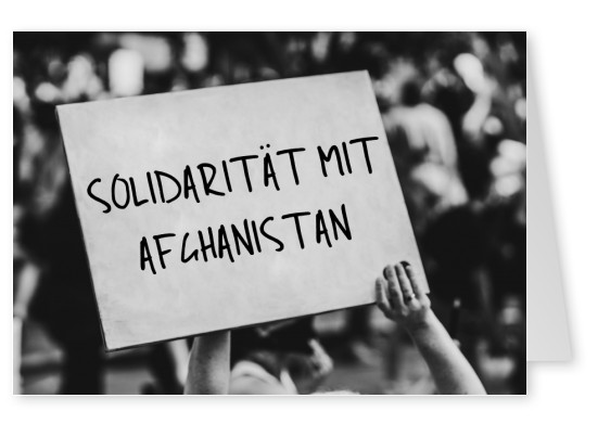 Solidarität mit Afghanistan