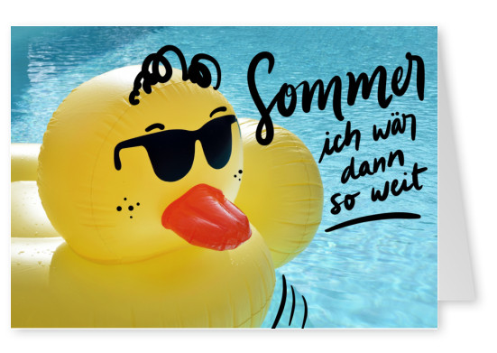 Sommer ich wär dann so weit