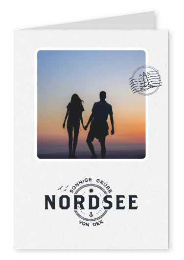 Sonnige Grüße von der Insel Nordsee